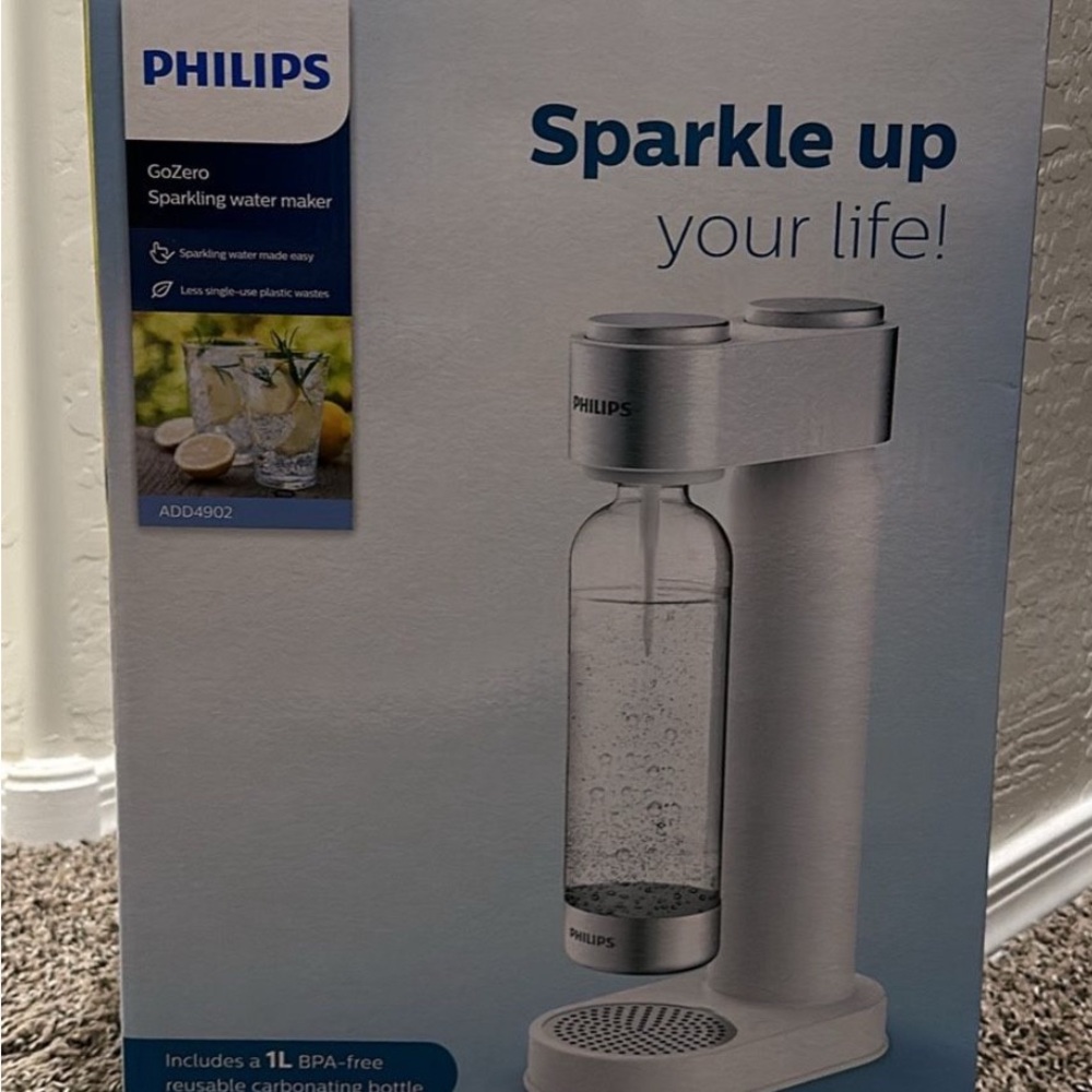 Philips GoZero Sparkling Water Maker